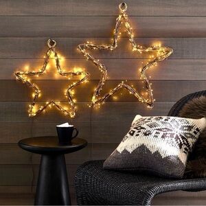 Pottery Barn Gold Star Twinkle Lights